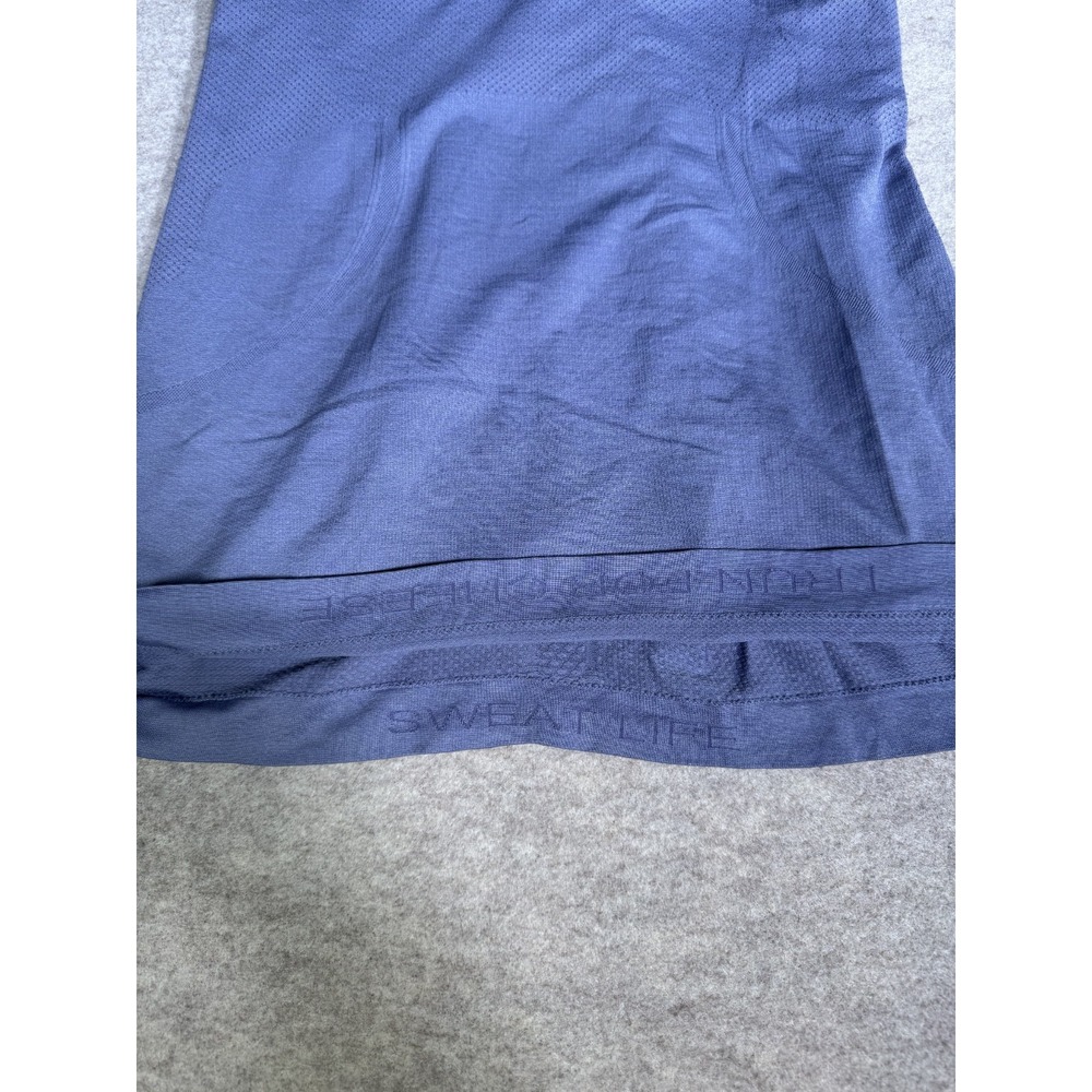 Lululemon Swiftly Tech Racerback Tank Top Women 8 Blue Run For Cheese Sweet Life - Picture 4 of 10